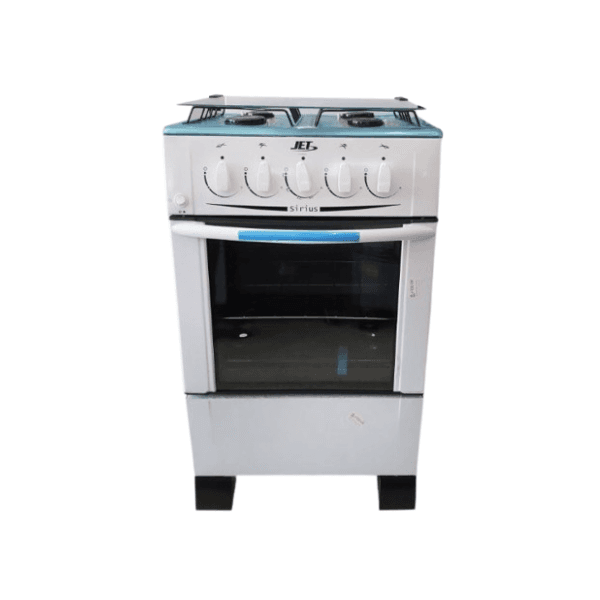 Cocina JET 4H. Sirius Plus - Bco. con Enc. Eléct.