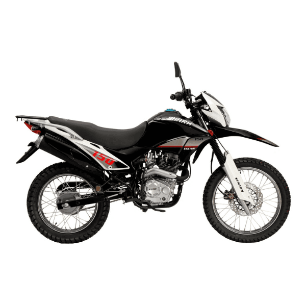 Moto Trail Kenton Shark 150 cc. Negro
